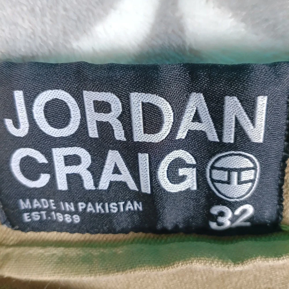 Jordan Craig Cargo Shorts Men Size 32 Tan Cairo Urban Utility Safari Tactical